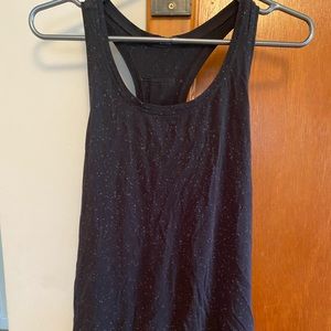 Lululemon Tank. Black with grey speckles. Size 4